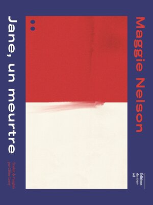 cover image of Jane, un meurtre